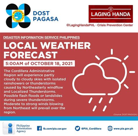 pagasa weather forecast benguet today